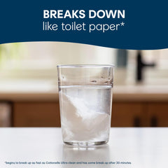 Cottonelle comparación de tamaño XL frente a papel higiénico para mayor cobertura