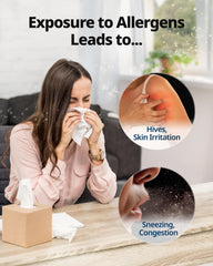 Coway filtro HEPA primer plano de fibra que mejora captura de partículas