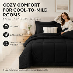 CozyLux sábana ajustable con bolsillo profundo de 14 pulgadas, sujeción segura