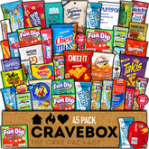 CRAVEBOX caja exterior abierta mostrando la variedad y conveniencia para regalar