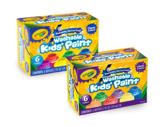 Crayola detalle de textura cremosa que facilita mezcla y cobertura uniforme
