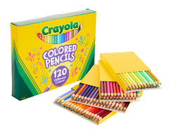Crayola estuche frontal con 120 lápices, variedad inmediata