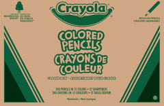 Crayola estuche frontal con 240 lápices organizado y fácil de repartir