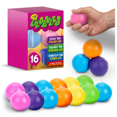 Crayola Globbles vista frontal del empaque mostrando colores vivos y variedad