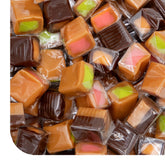 CRAZYOUTLET paquete frontal mostrando 2 lb y piezas envueltas, ideal para compartir