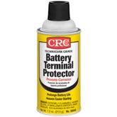 Envase CRC Battery Terminal Protector frente mostrando etiqueta y tamaño 7.5 oz, protección anticorrosión