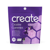 Create gomitas sobre frontal mostrando el empaque y beneficio de dosis individual