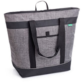 Creative Green Life bolsa térmica frontal mostrando diseño y cierre, transporte seguro