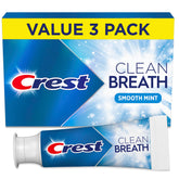 Crest embalaje frontal pack de 3 que muestra frescura y conveniencia