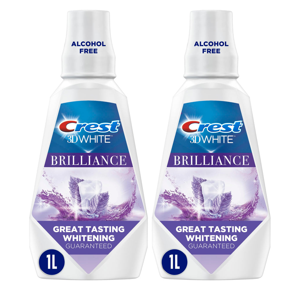 Crest frontal del envase mostrando el producto y beneficio de blanqueamiento