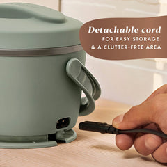 Crock-Pot detalle de la tapa exterior sellada evitando derrames en transporte