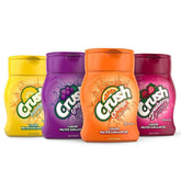 Crush pack frontal de variedades mostrando las cuatro botellas y envase compacto