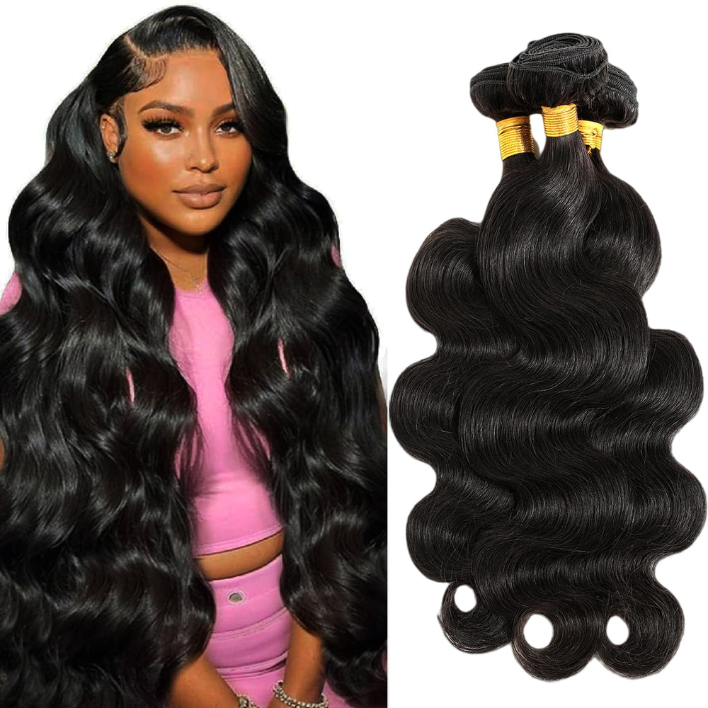 CSCHS paquete frontal body wave mostrando brillo natural y densidad