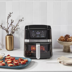Cuisinart detalle del panel táctil con presets para uso rápido y preciso