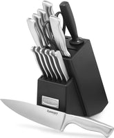 Cuisinart conjunto frontal en taco de madera mostrando organización y seguridad