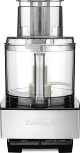 Cuisinart vista frontal en acero inoxidable, versatilidad para preparar comidas