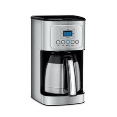 Cuisinart vista frontal en acero inoxidable mostrando diseño duradero y fácil limpieza