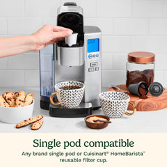 Cuisinart pantalla LCD programable que permite programar café a la hora deseada