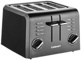 Cuisinart vista frontal compacto y elegante para ahorrar espacio