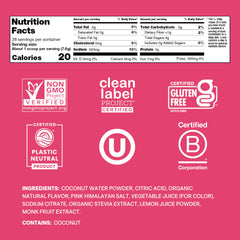 Cure Hydration polvo en primer plano que destaca textura y mezcla sin grumos
