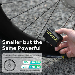 CYCPLUS AS2Ultra inflando rueda de carretera rápido y seguro durante la ruta