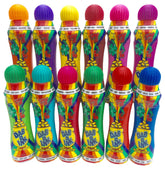 Dab-O-Ink vista frontal del paquete de 12 daubers con colores surtidos y tapa acanalada