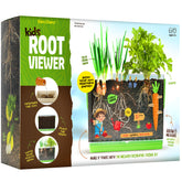 Dan&Darci vista frontal del Root Viewer mostrando la caja transparente y beneficios educativos