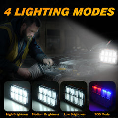 DANCINGBOAR asa giratoria 180° para ajustar dirección de la luz