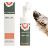 Dandylion limpiador de patas vista frontal, práctico para limpieza rápida