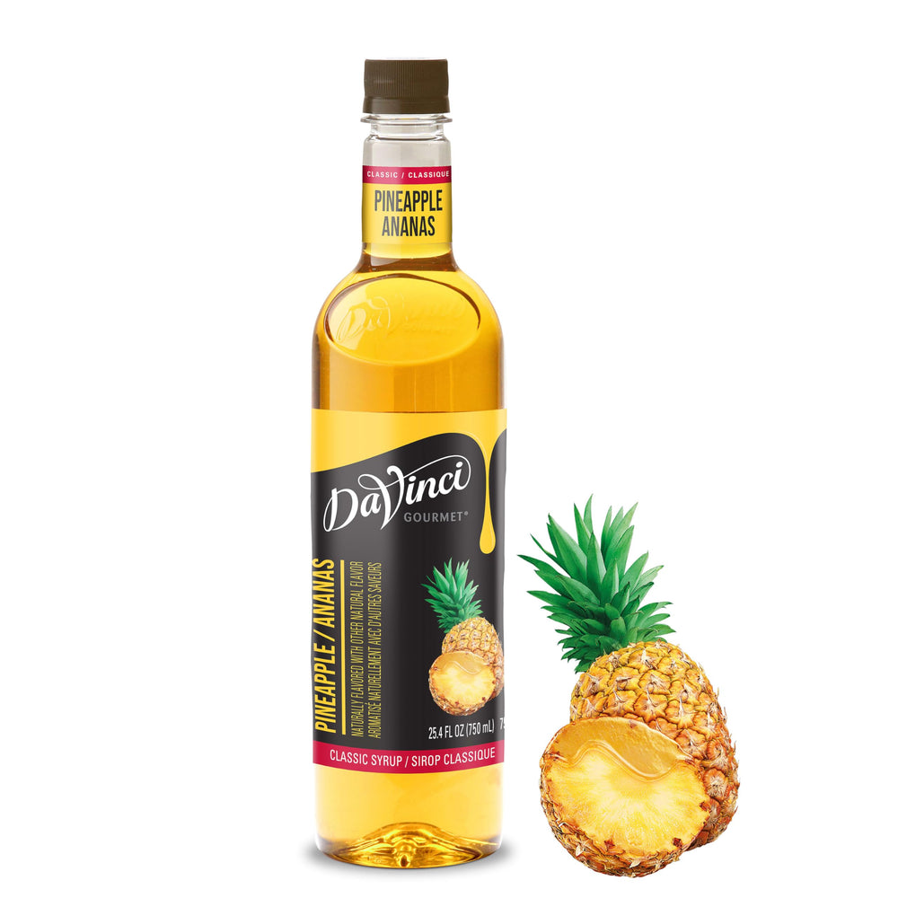 DaVinci Gourmet botella frontal mostrando etiqueta y tamaño práctico