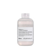 Davines envase frontal del champú VOLU mostrando diseño y practicidad