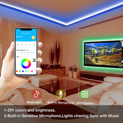DAYBETTER primer plano de chips LED que garantiza colores uniformes