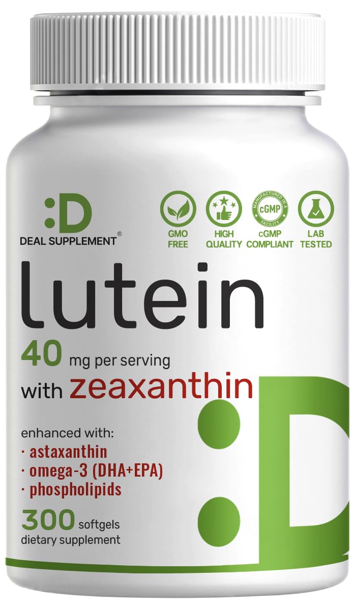 DEAL SUPPLEMENT frente del envase mostrando 300 softgels y beneficios