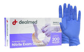 Dealmed guantes nitrilo pack frontal mostrando caja compacta y cantidad