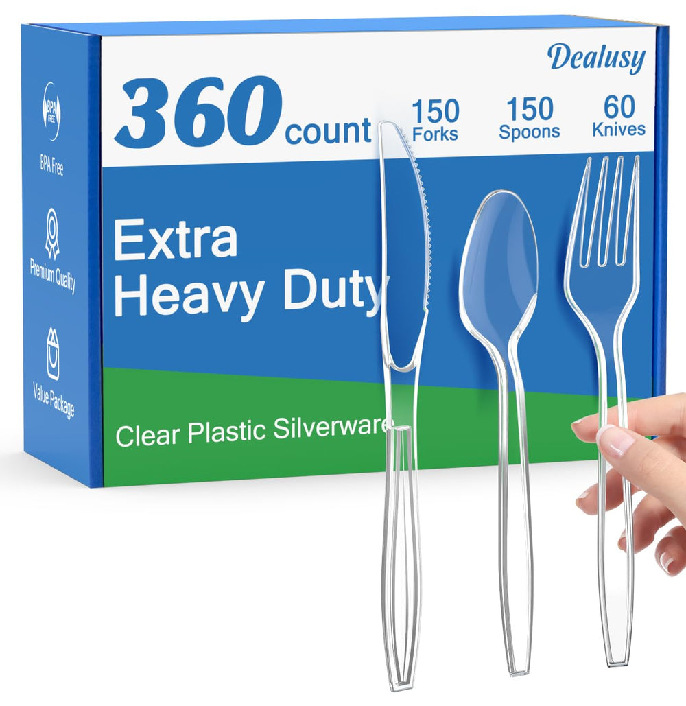 Dealusy paquete frontal claro mostrando las 360 piezas y conveniencia