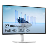Dell monitor S2725HSM frontal mostrando pantalla nítida y beneficio ergonomía
