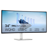 Dell S3425DW vista frontal con imagen inmersiva y colores vibrantes
