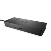 Dell WD19S vista frontal con puertos múltiples para conectar monitores y periféricos