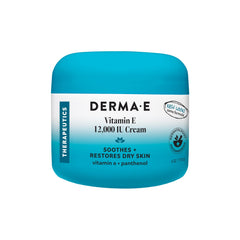 Derma E crema vitamina E vista frontal beneficio hidratación intensa