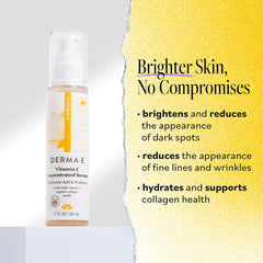 Derma E textura del sérum en gotero que evidencia absorción ligera