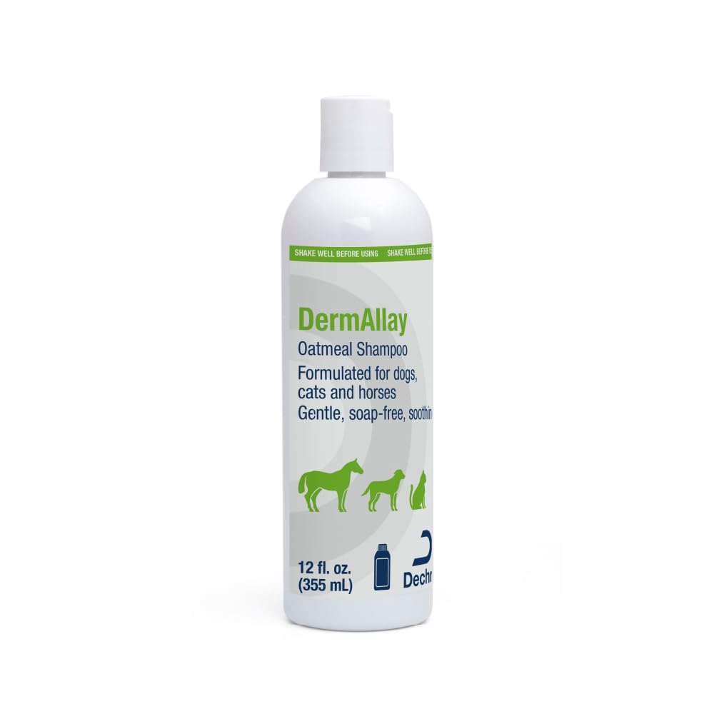 DermAllay botella frontal mostrando etiqueta y tamaño, limpieza suave