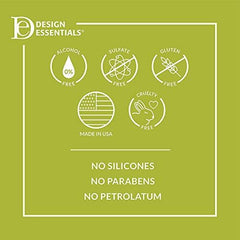 Design Essentials aplicación en mujer con rizos facilita desenredado rápido