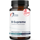 Designs for Health frente del envase mostrando la marca y beneficio de biodisponibilidad