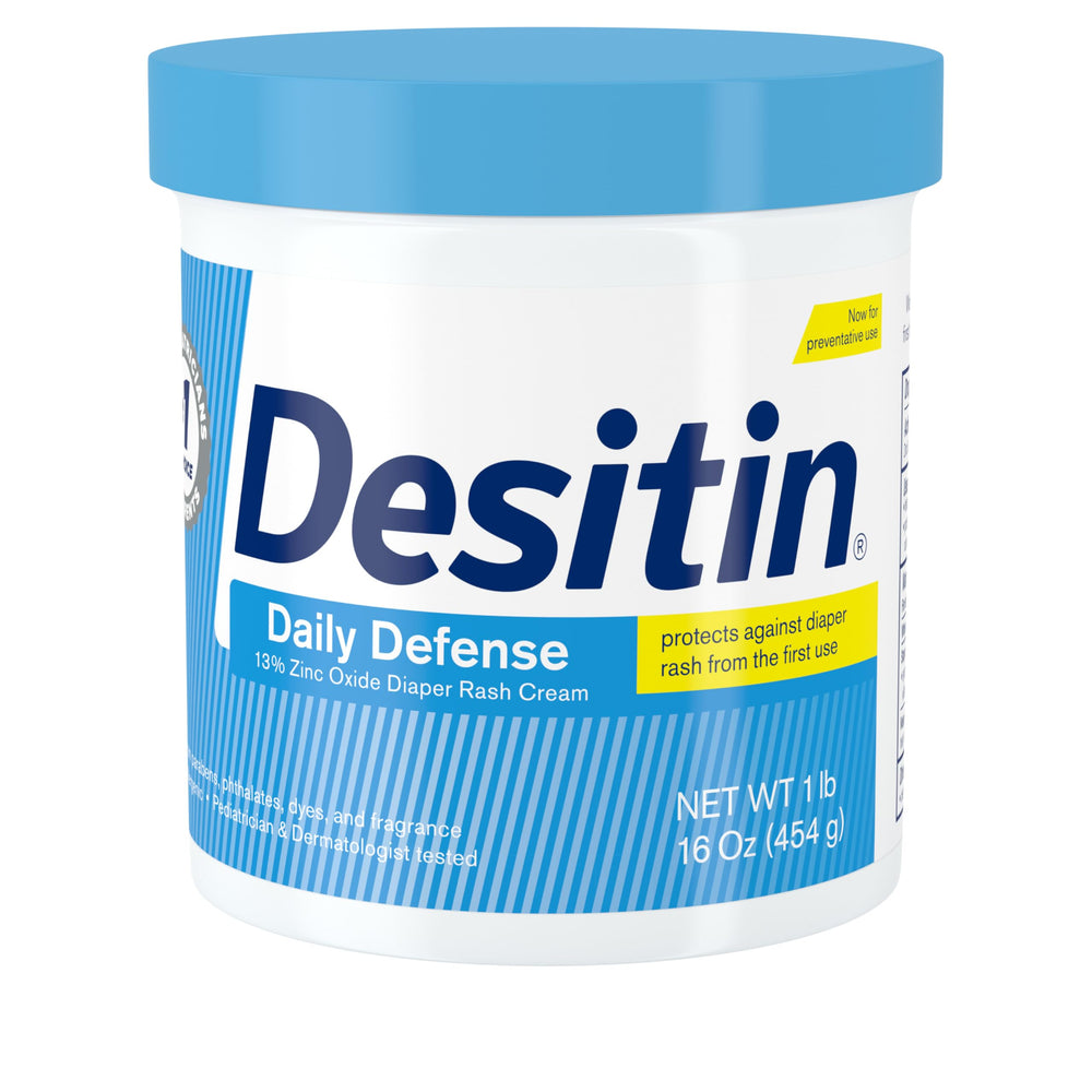 Desitin tarro frontal 453 g mostrando el envase y protección inmediata