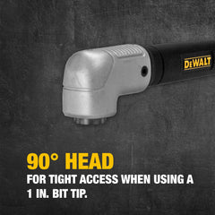 DEWALT adapter mounted on impact driver demonstrating compatibility and convenience