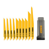 DEWALT hojas frontales mostrando variedad y organización beneficiosa