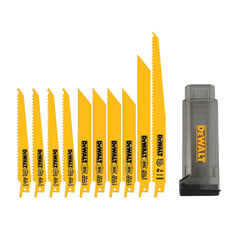 DEWALT hojas frontales mostrando variedad y organización beneficiosa