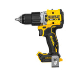 DEWALT taladro frontal con mandril 1/2 pulg. mostrando robustez y retención de broca