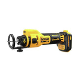 DEWALT vista frontal del DCE555B con diseño compacto y control ergonómico