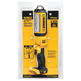 DEWALT DCL050 vista frontal luz potente y control fácil
